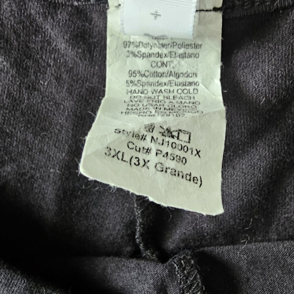 3XL Black Tie-Strap Jumpsuit - Picture 3 of 3